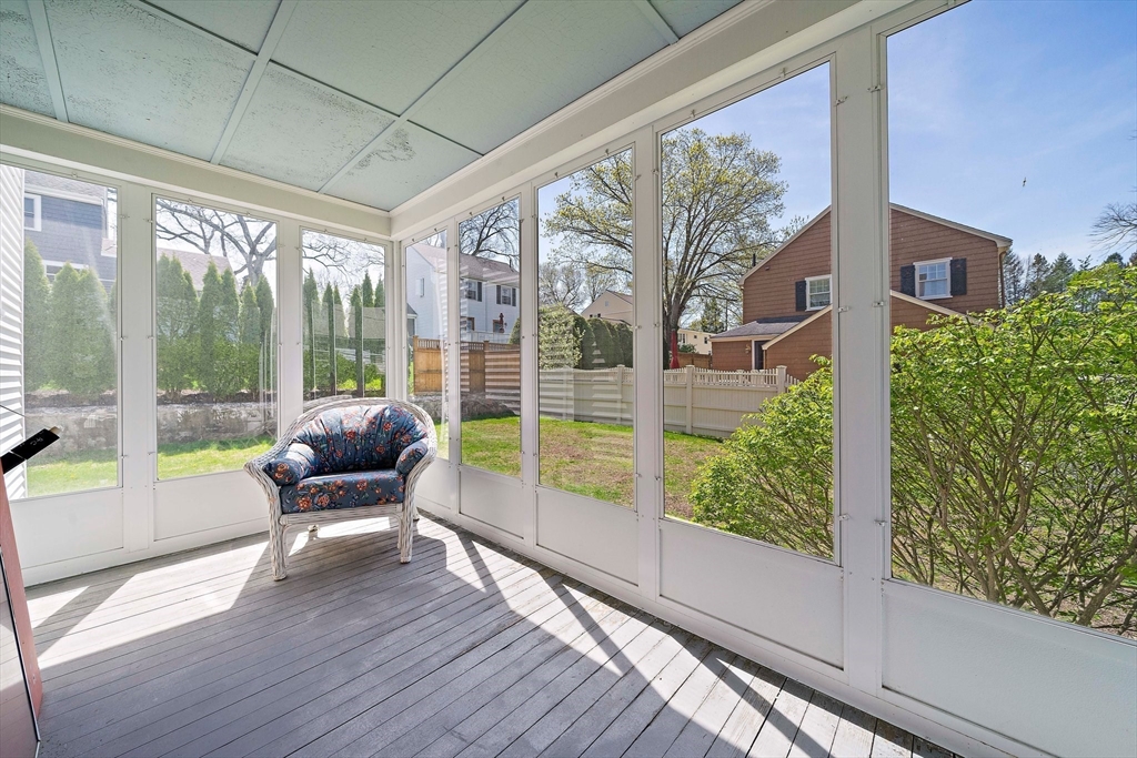 11 Latin Road Boston, MA 02132 - Photo 12 of 30 a house view with a seating space and garden view