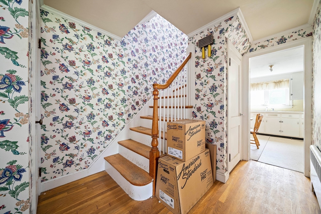 11 Latin Road Boston, MA 02132 - Photo 2 of 30 view of entryway with wooden floor