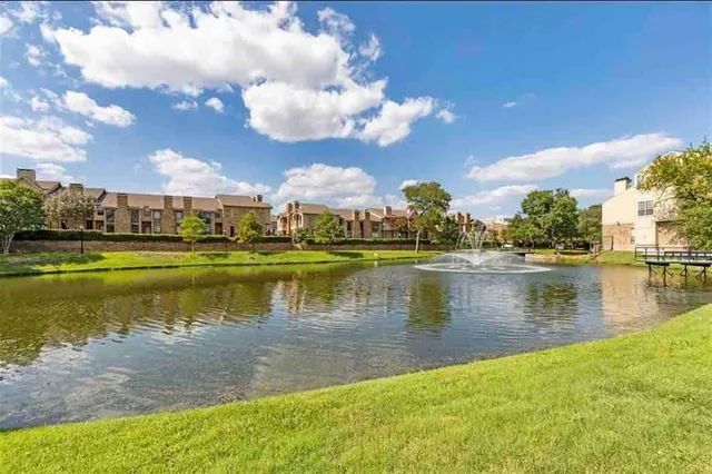 a view of a flower in a garden