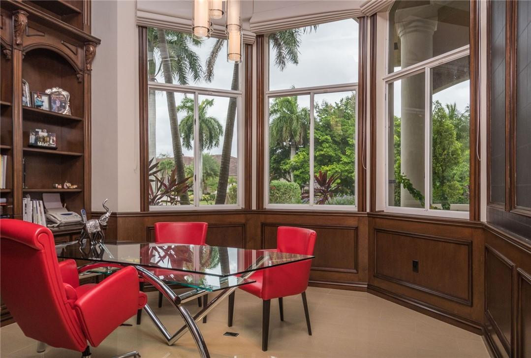 3620 Paddock Road Weston, FL 33331 - Photo 16 of 51 a view of a dining room with furniture window and outside view