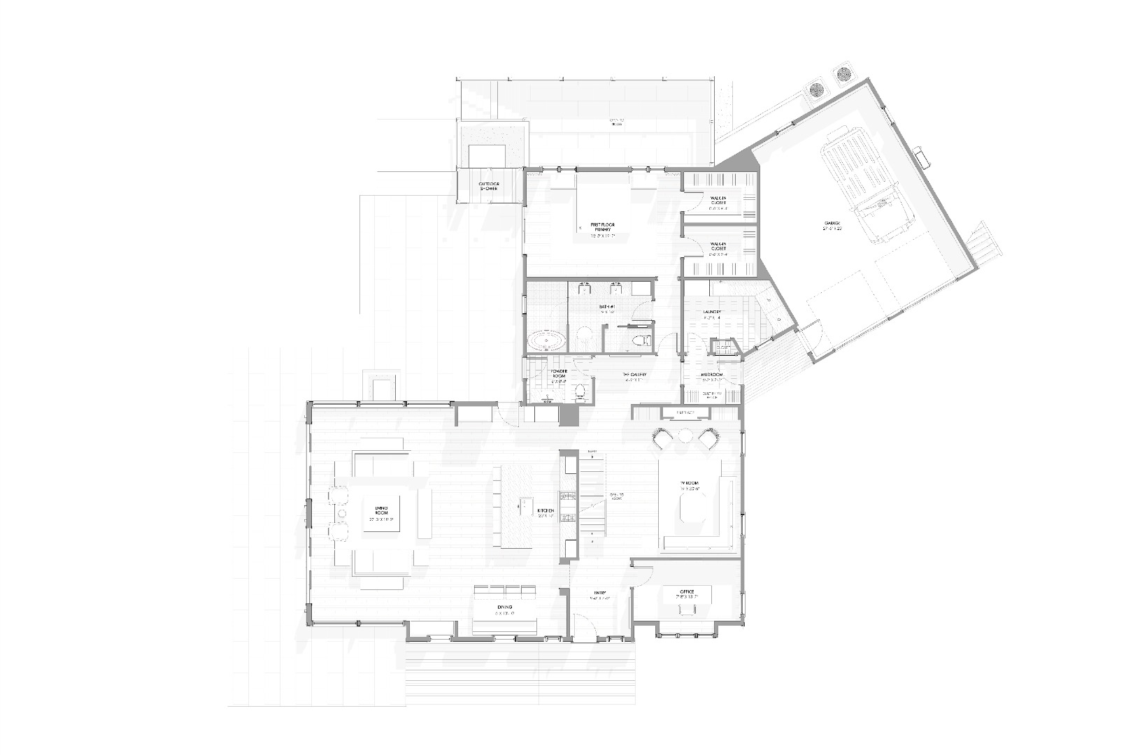 15 Deer Run Road Nantucket, MA 02554 - Photo 50 of 52 Floor Plan: 1st Floor
