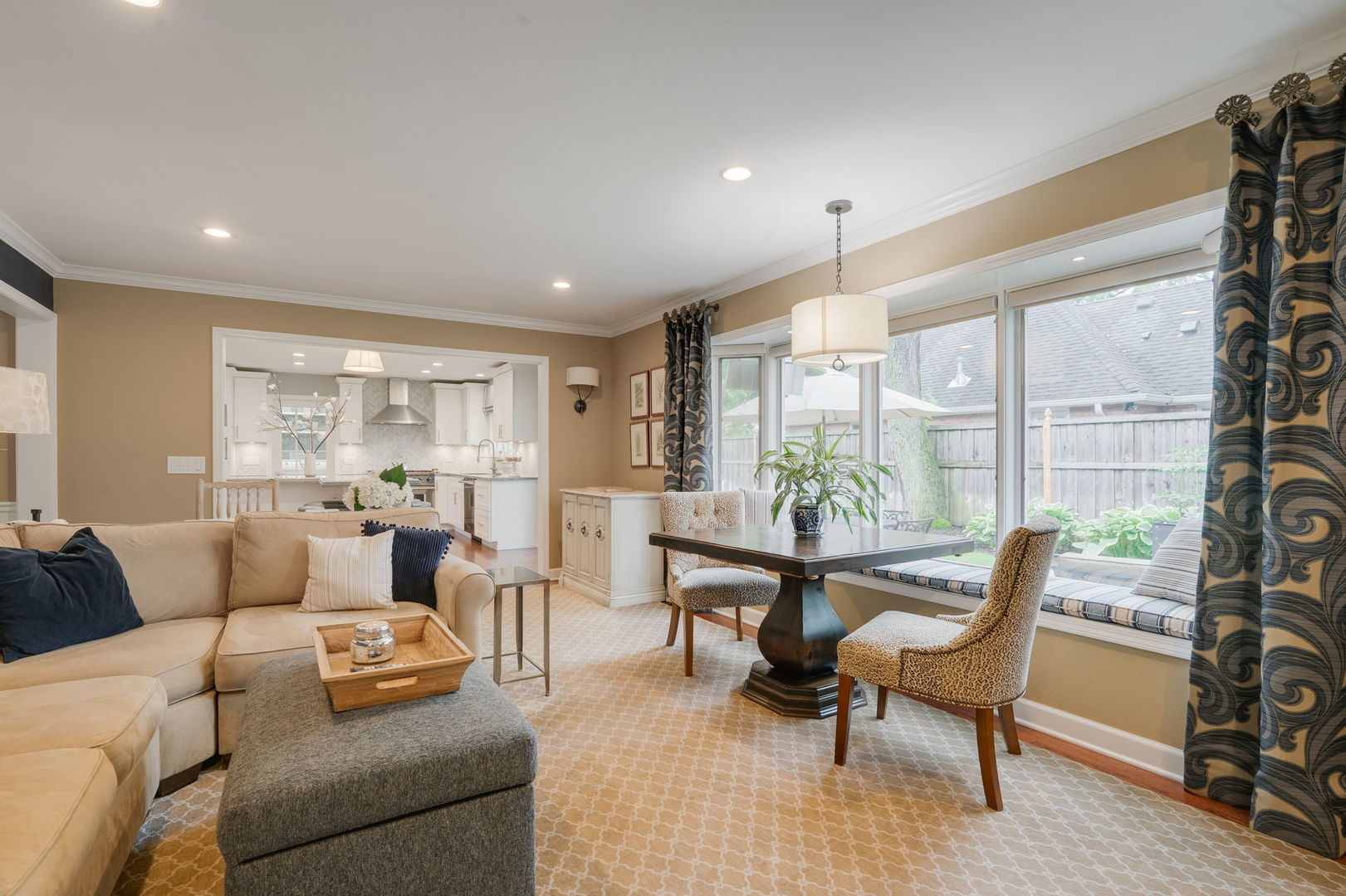 2022 Brandon Road Glenview, IL 60025 - Photo 14 of 35 a living room with furniture and a large window