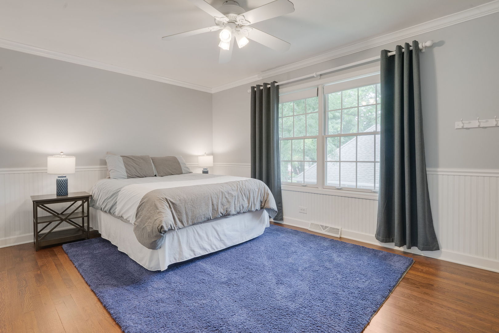 2022 Brandon Road Glenview, IL 60025 - Photo 26 of 35 a bedroom with a large bed and a window