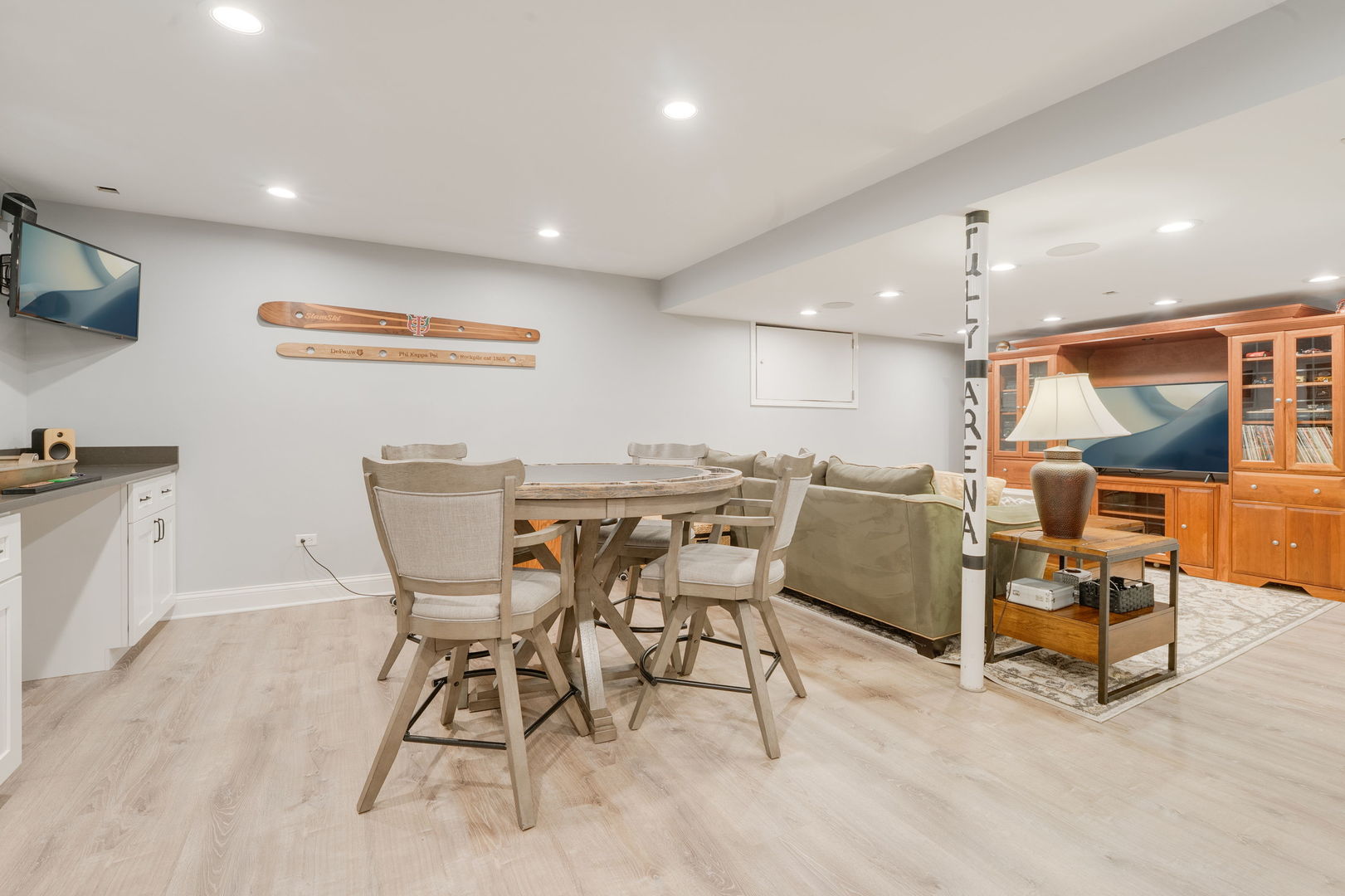 2022 Brandon Road Glenview, IL 60025 - Photo 29 of 35 a dining room with furniture and a floor to ceiling window