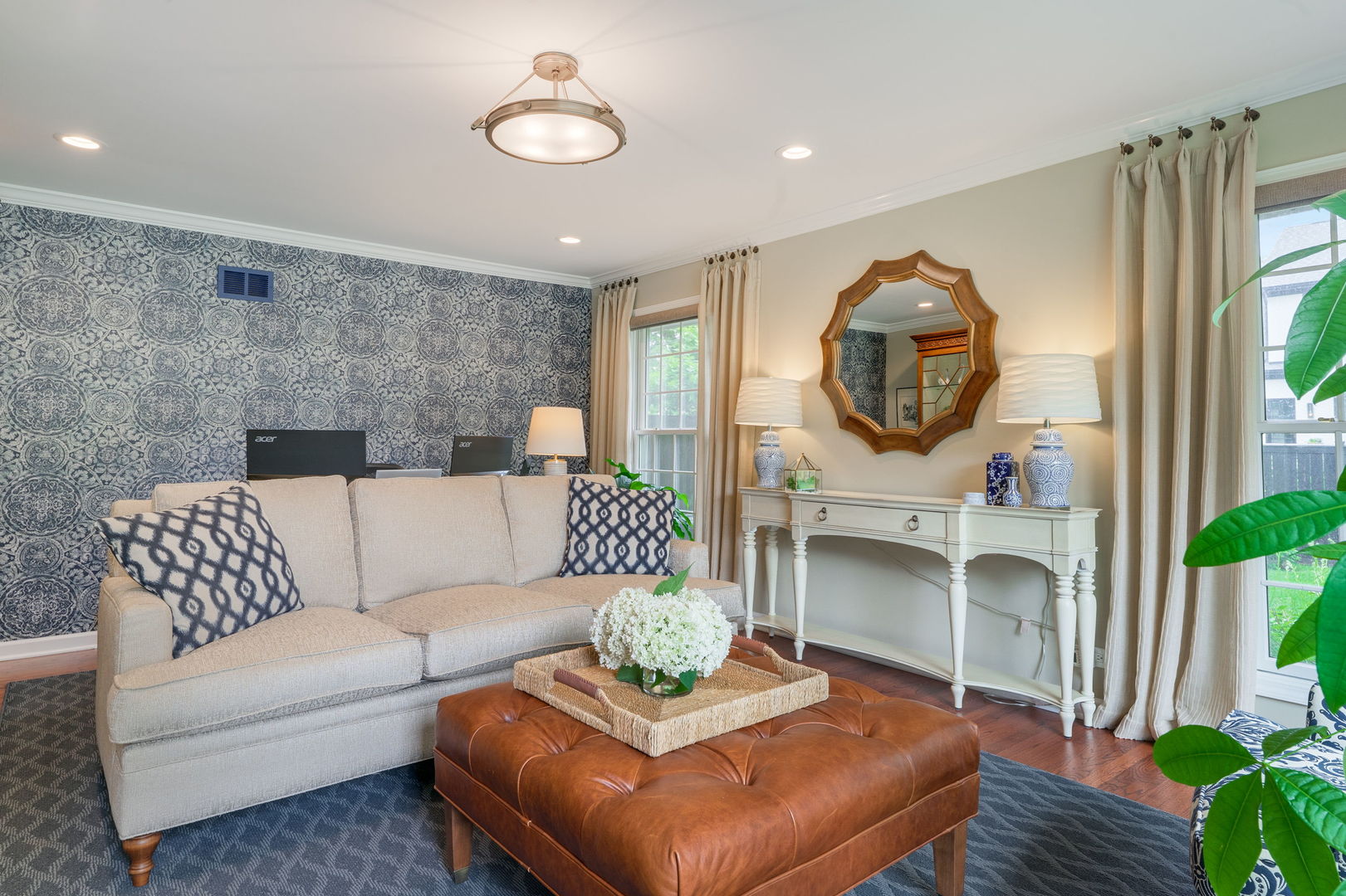 2022 Brandon Road Glenview, IL 60025 - Photo 5 of 35 a living room with furniture and a large window