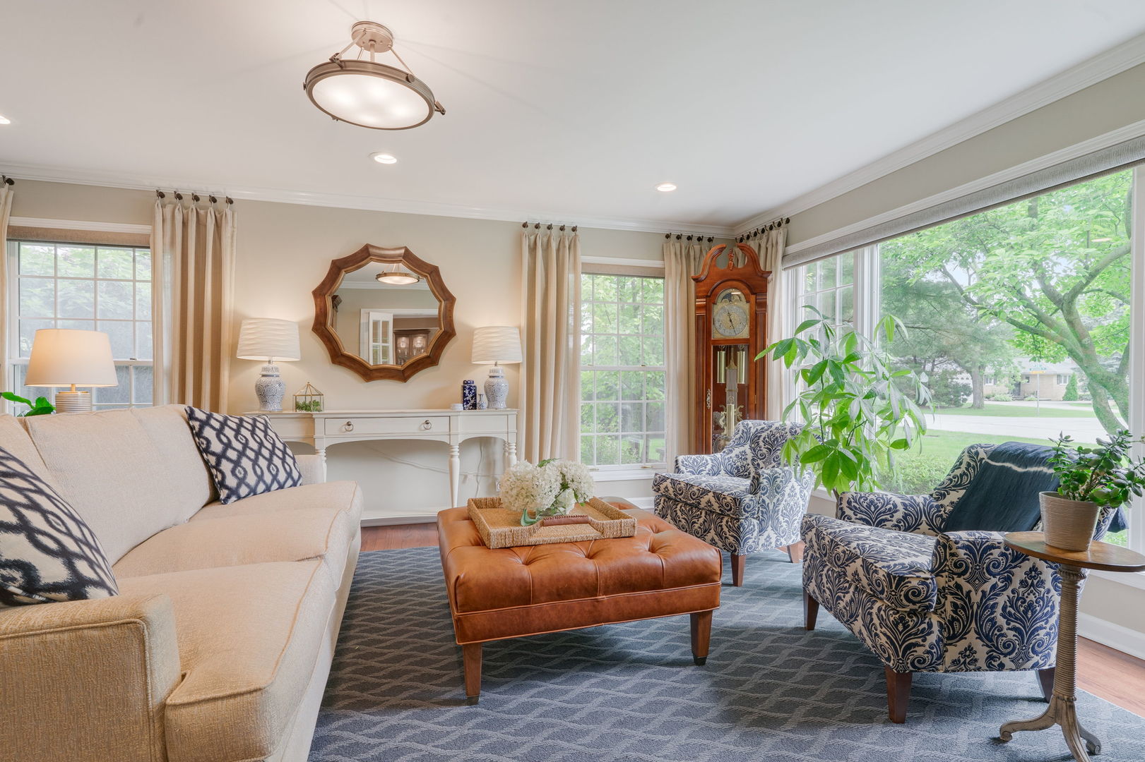 2022 Brandon Road Glenview, IL 60025 - Photo 6 of 35 a living room with furniture and a large window
