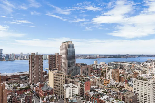 a view of a city with buildings