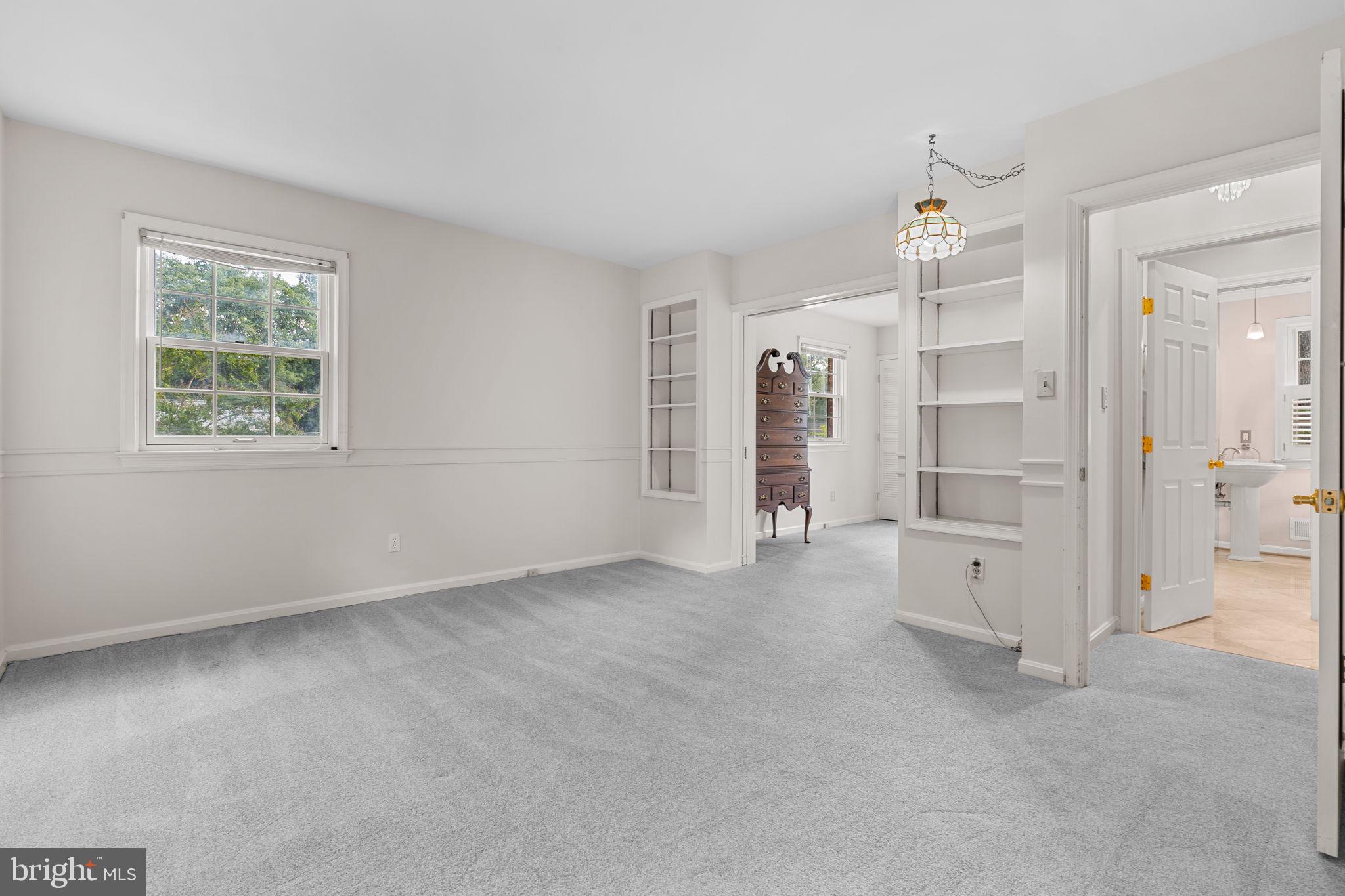 2419 Barbour Road Falls Church, VA 22043 - Photo 17 of 46 View to sitting room, built in shelves at opening