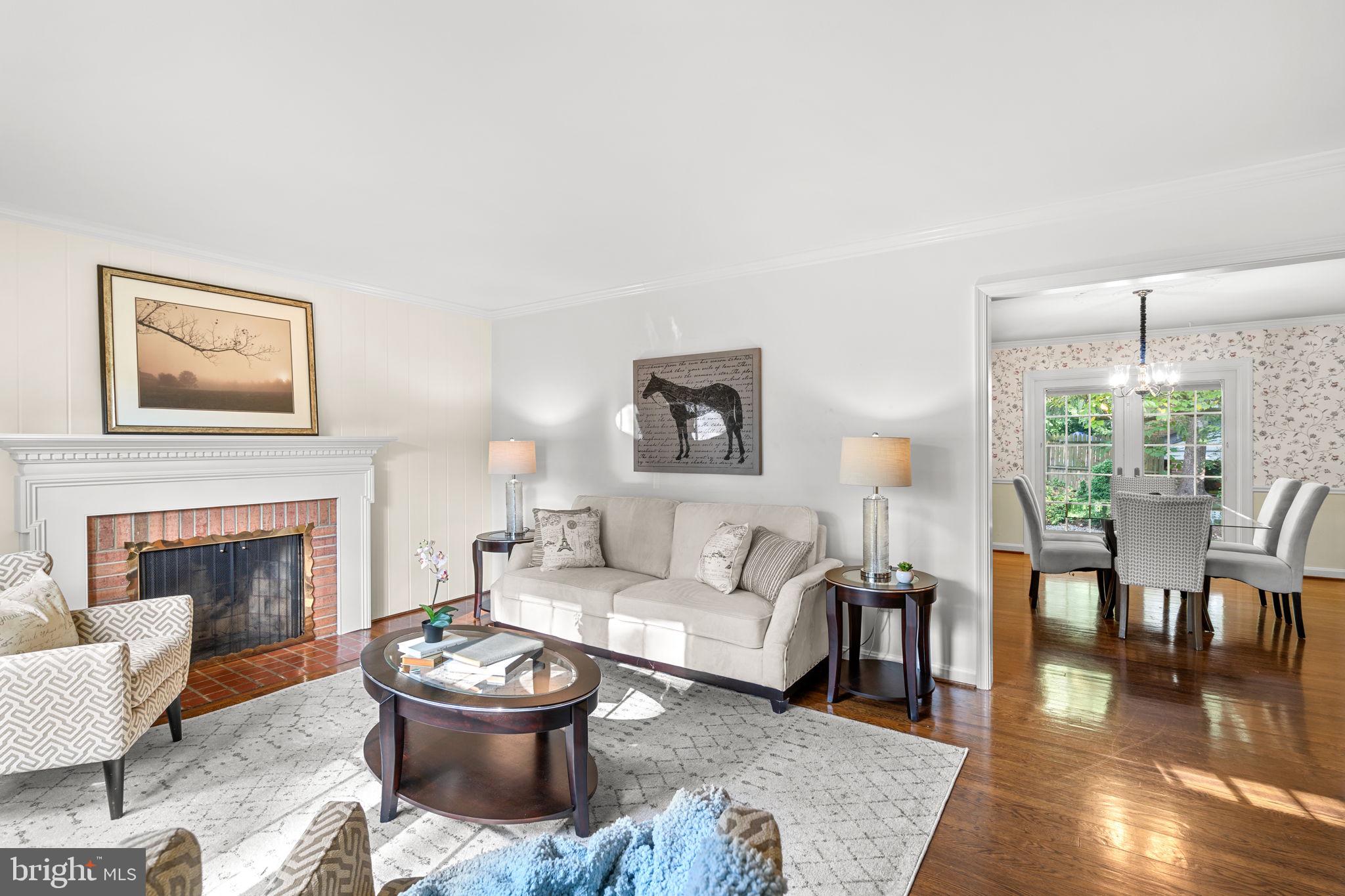 2419 Barbour Road Falls Church, VA 22043 - Photo 3 of 46 Living room off foyer