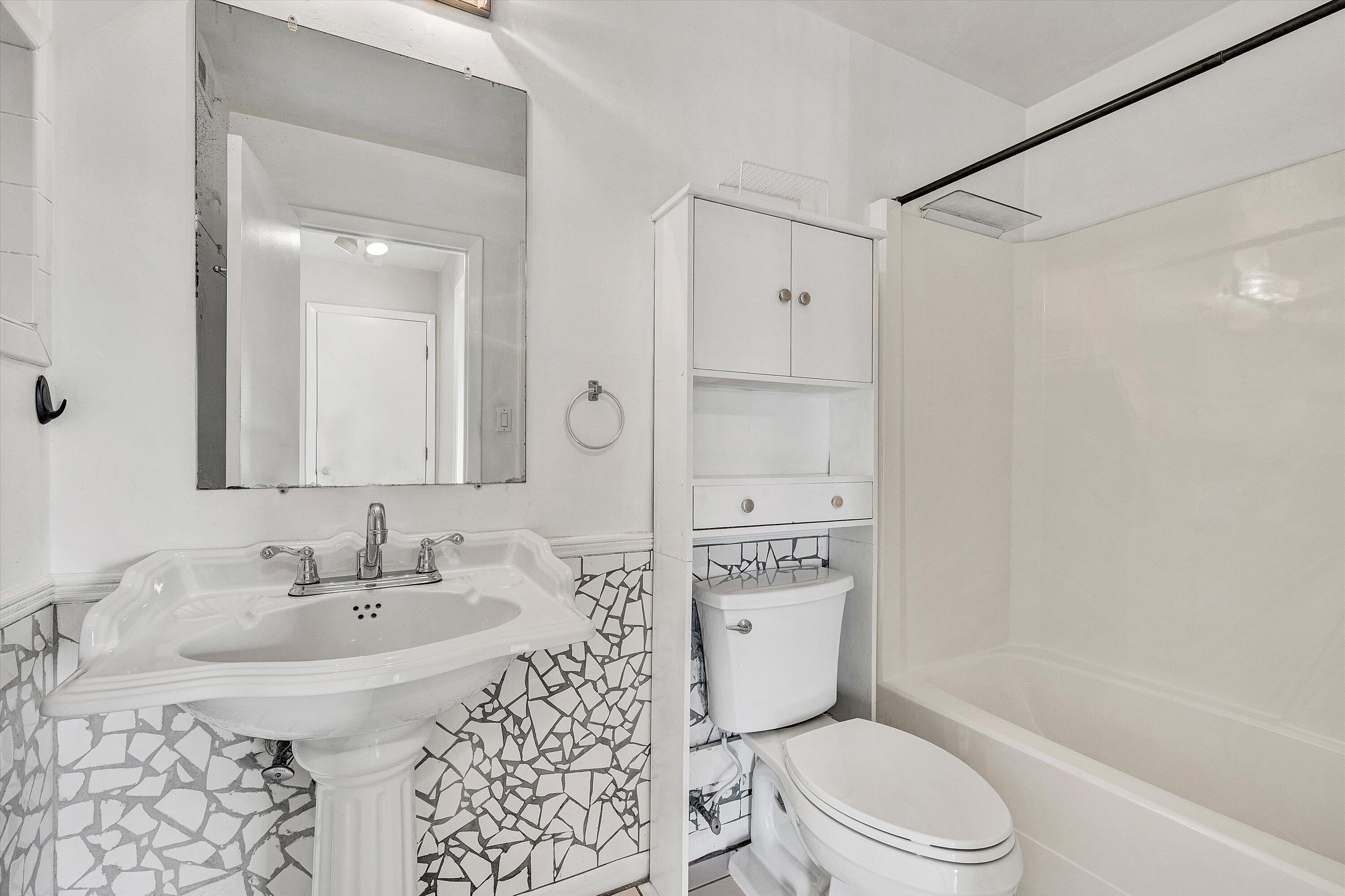 3554 Timberline Trail Roanoke, VA 24018 - Photo 15 of 20 a bathroom with a sink toilet vanity and shower