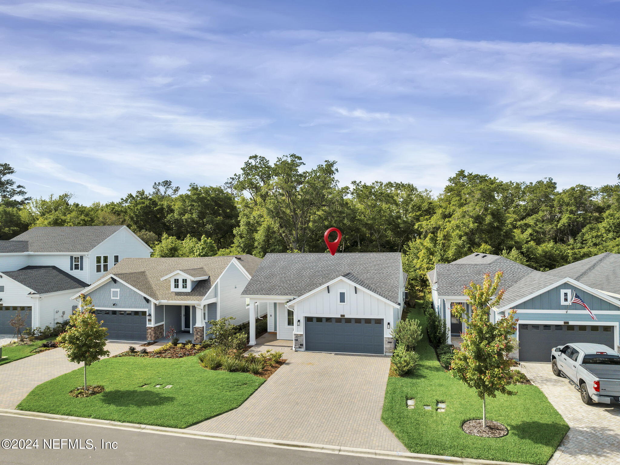 175 Windswept Way Street St. Augustine, FL 32092 - Photo 28 of 80 an aerial view of residential houses with outdoor space