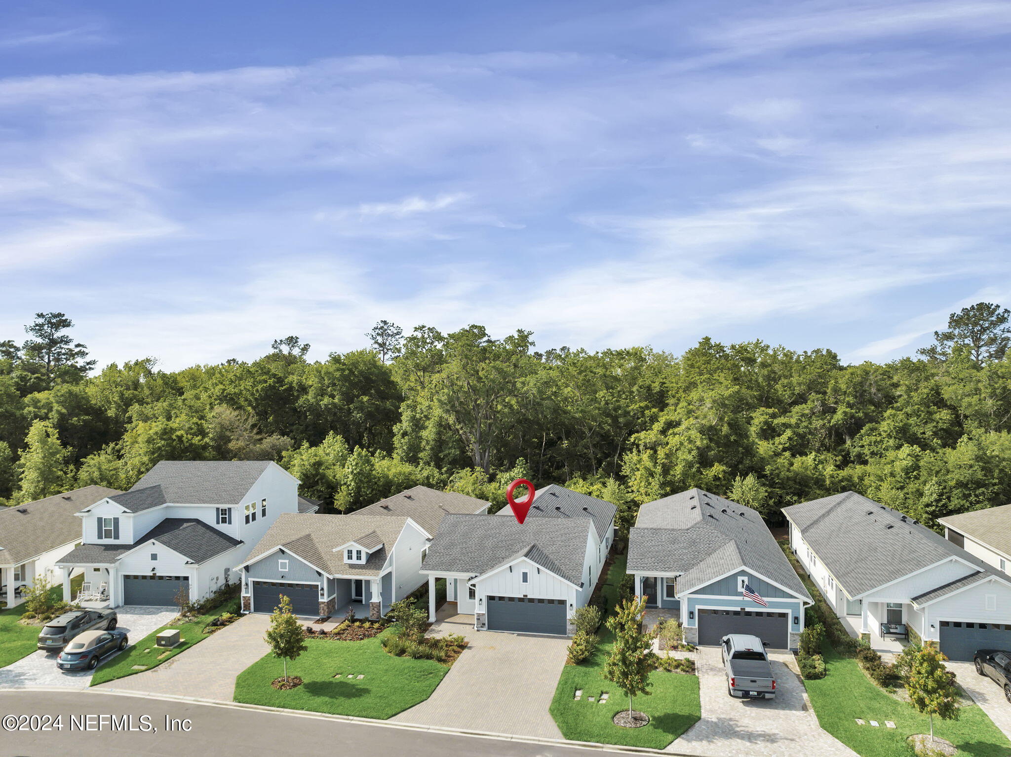 175 Windswept Way Street St. Augustine, FL 32092 - Photo 29 of 80 an aerial view of residential houses with outdoor space