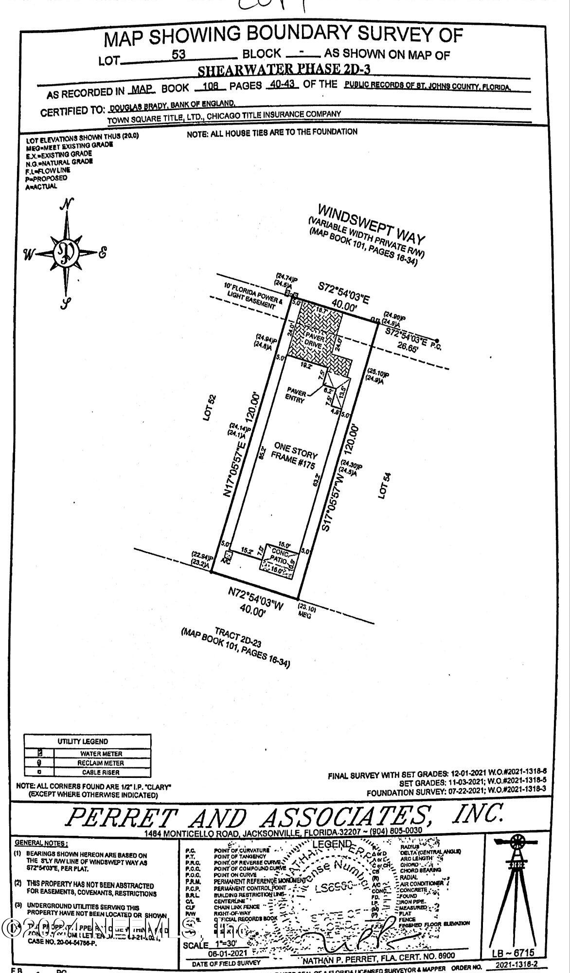 175 Windswept Way Street St. Augustine, FL 32092 - Photo 39 of 80 Survey