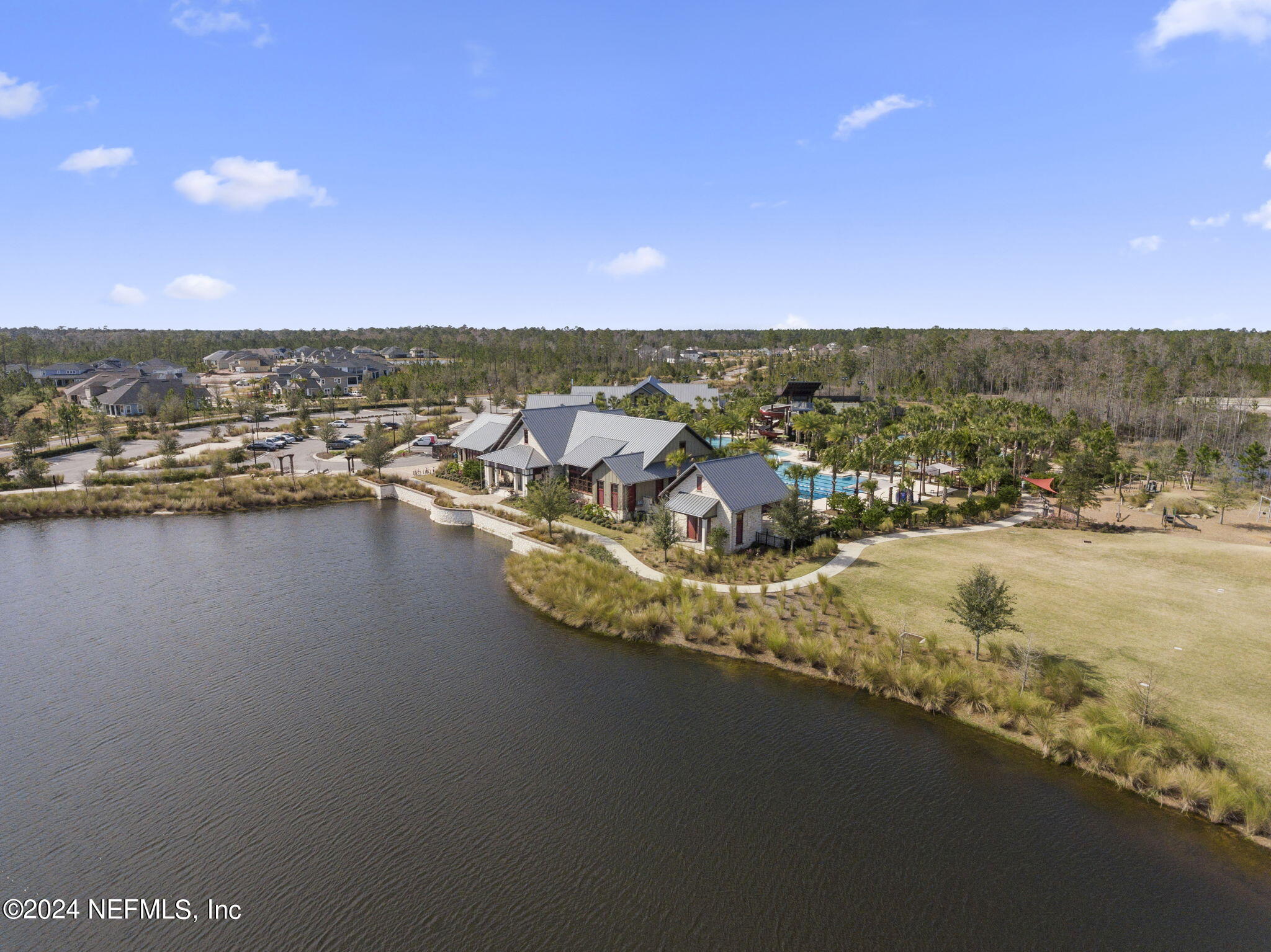 175 Windswept Way Street St. Augustine, FL 32092 - Photo 72 of 80 a view of a lake with a mountain