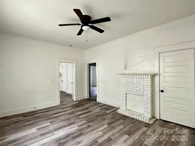 wooden floor in an empty room