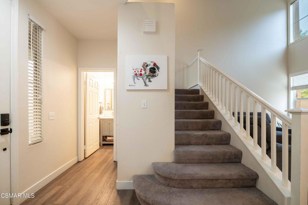 580 Fenwick Way, Unit C Simi Valley, CA 93065 - Photo 19 of 39 a view of entryway and hall with wooden floor