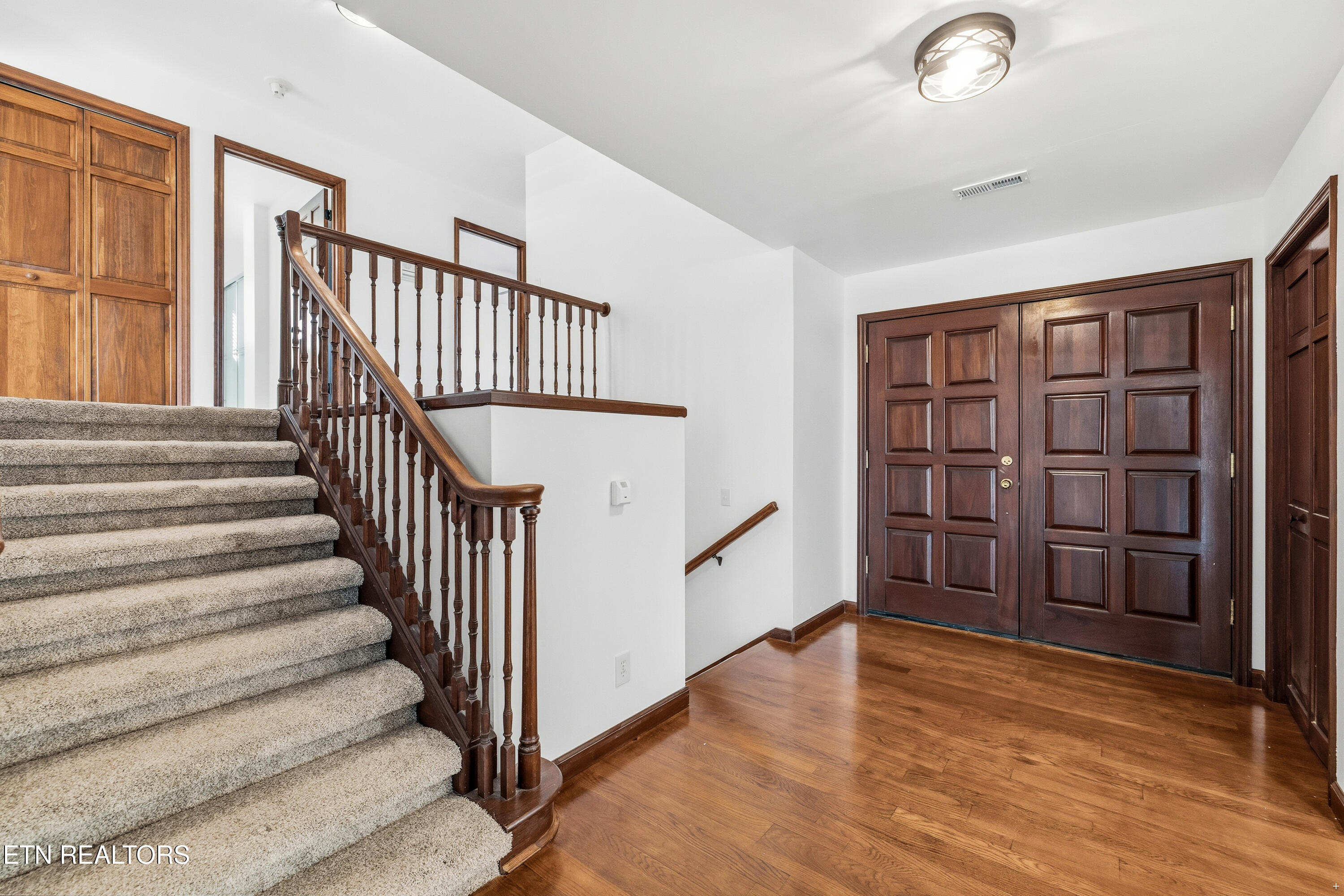 8002 Jackson Bend Road Lenoir City, TN 37772 - Photo 44 of 55 STAIRWAY FROM MAIN TO UPSTAIRS
