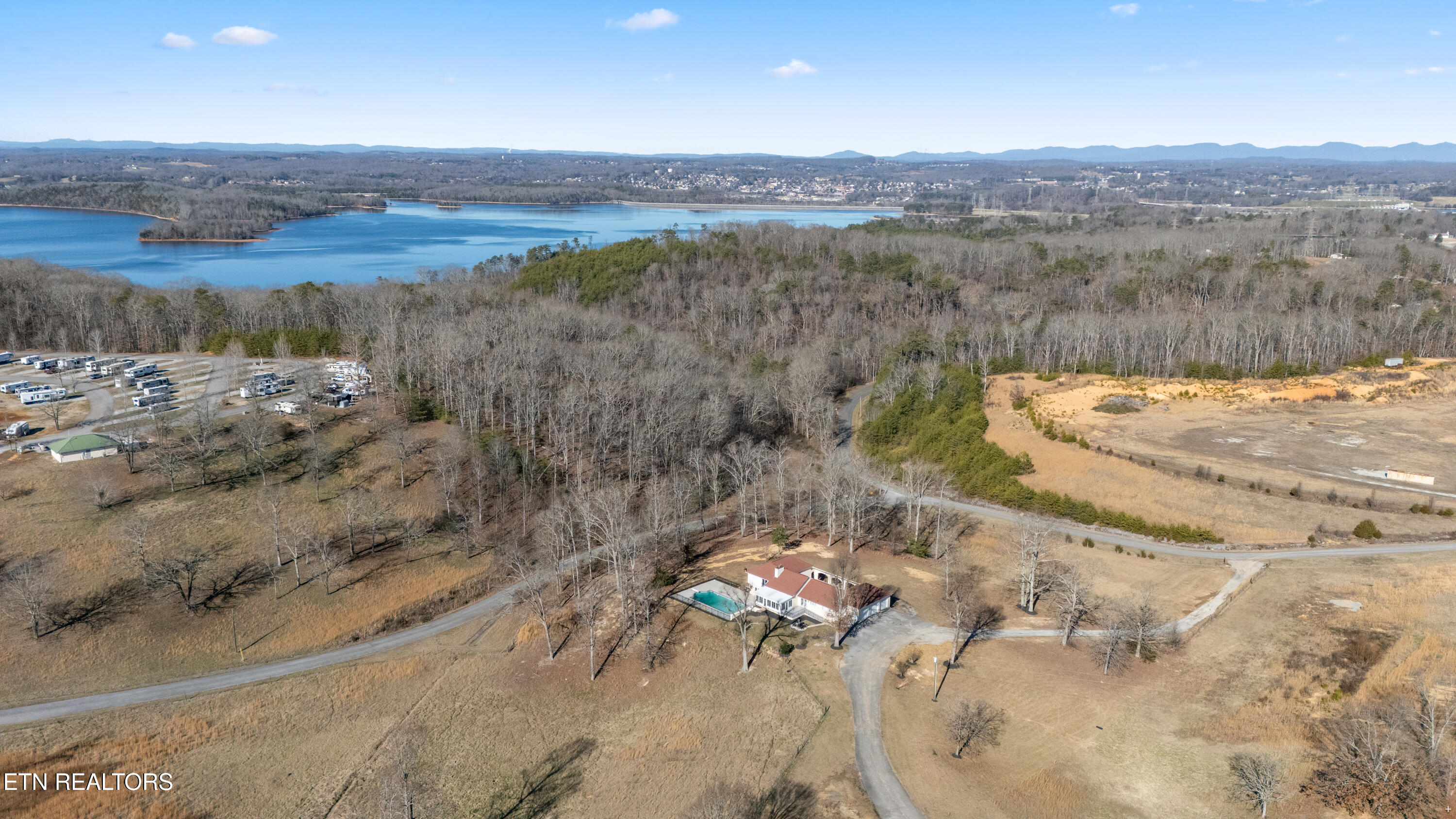 8002 Jackson Bend Road Lenoir City, TN 37772 - Photo 53 of 55 AERIAL VIEW