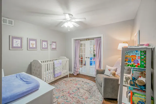 a bedroom with furniture and a couch