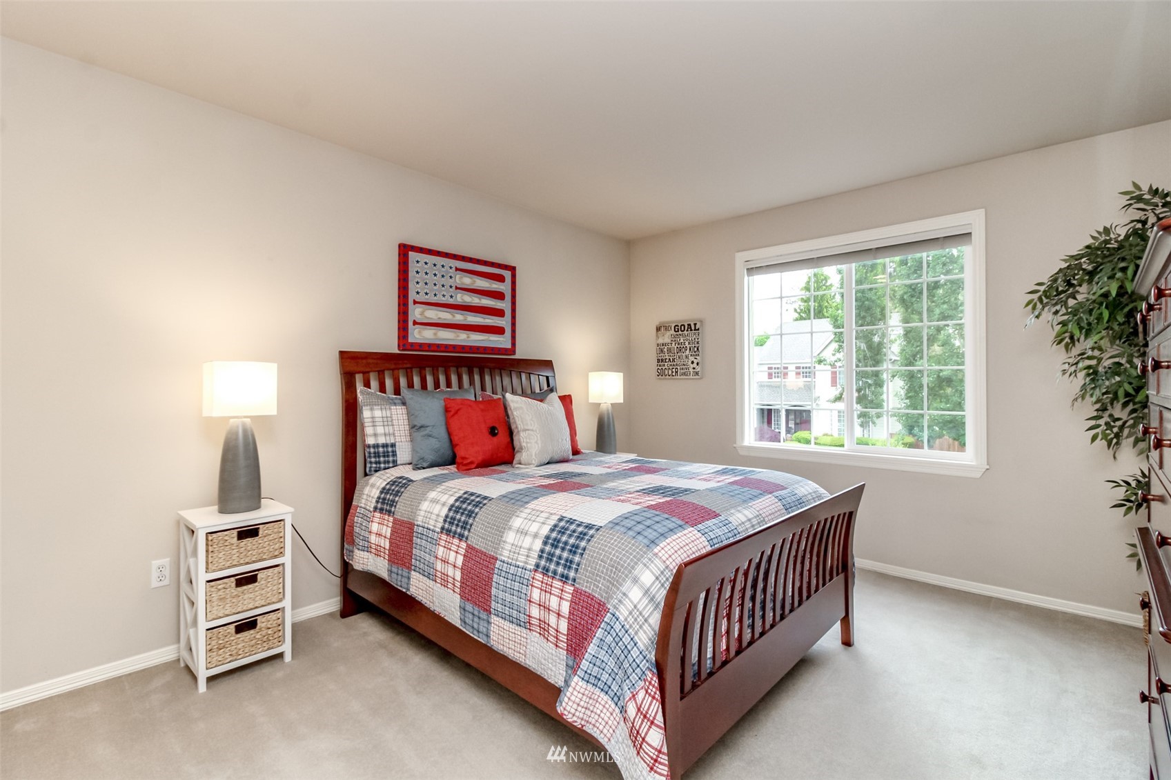 18910 3rd Street East Lake Tapps, WA 98391 - Photo 14 of 18 a bedroom with a bed and a window