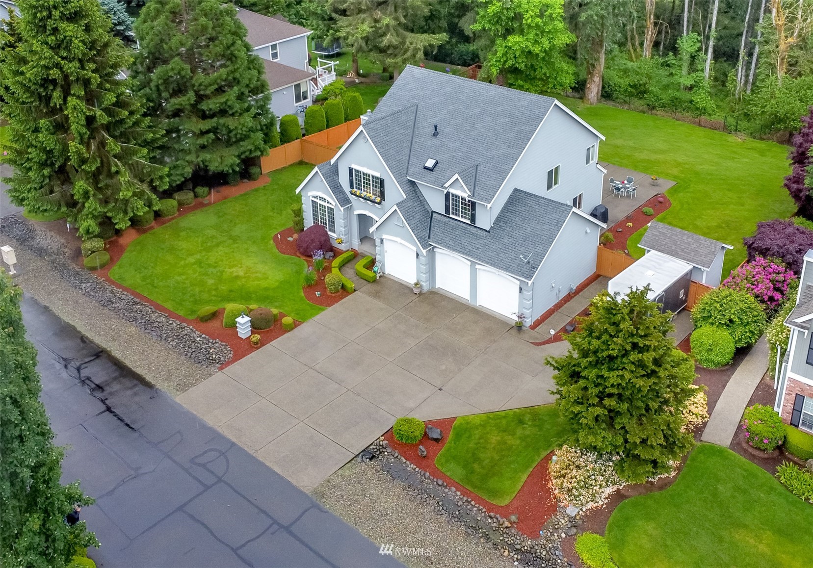 18910 3rd Street East Lake Tapps, WA 98391 - Photo 17 of 18 an aerial view of a house