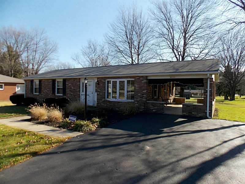431 Blackhawk Road Beaver Falls, PA 15010 - Photo 2 of 23 Paved driveway and covered patio.