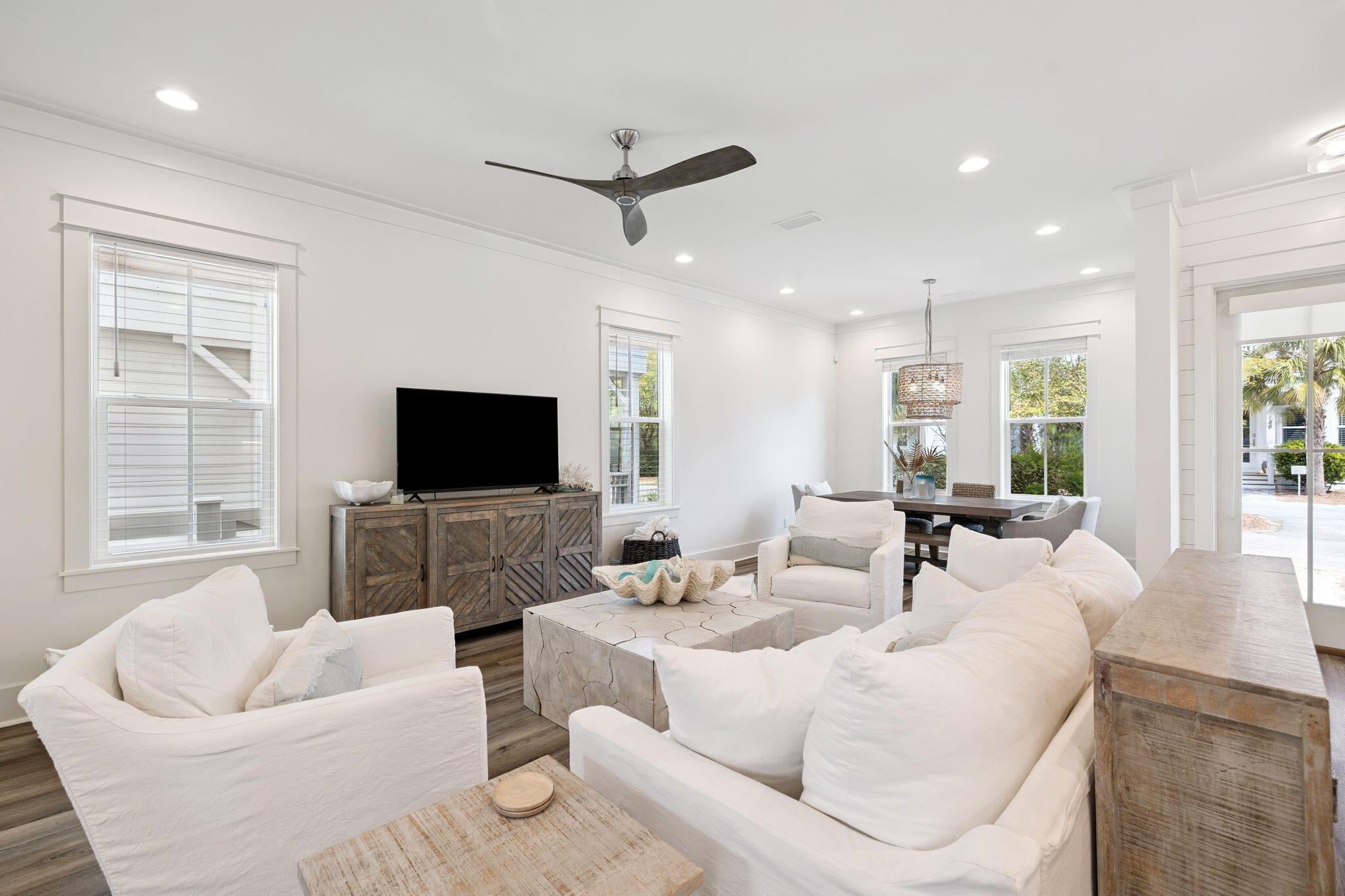 185 Redbud Ln Inlet Beach Inlet Beach, FL 32461 - Photo 13 of 71 a living room with furniture and a flat screen tv
