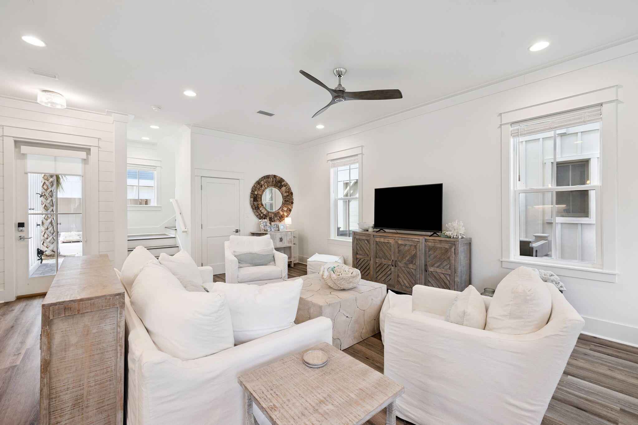 185 Redbud Ln Inlet Beach Inlet Beach, FL 32461 - Photo 15 of 71 a living room with furniture and a flat screen tv