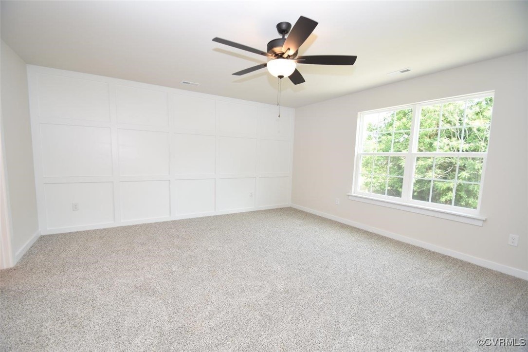 8729 Carters Mill Road Henrico, VA 23231 - Photo 12 of 33 Carpeted empty room featuring ceiling fan
