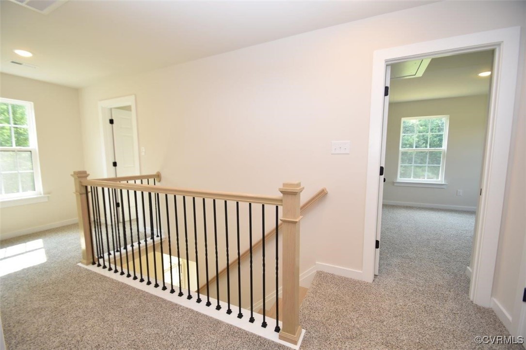 8729 Carters Mill Road Henrico, VA 23231 - Photo 17 of 33 Hallway with light carpet