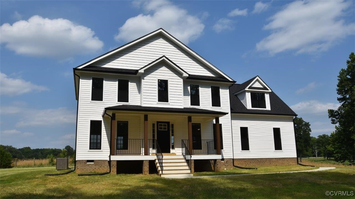 8729 Carters Mill Road Henrico, VA 23231 - Photo 31 of 33 View of front of house featuring a front lawn and