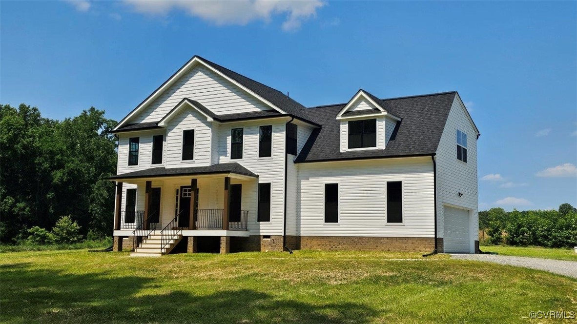 8729 Carters Mill Road Henrico, VA 23231 - Photo 32 of 33 View of front of home featuring covered porch, a g