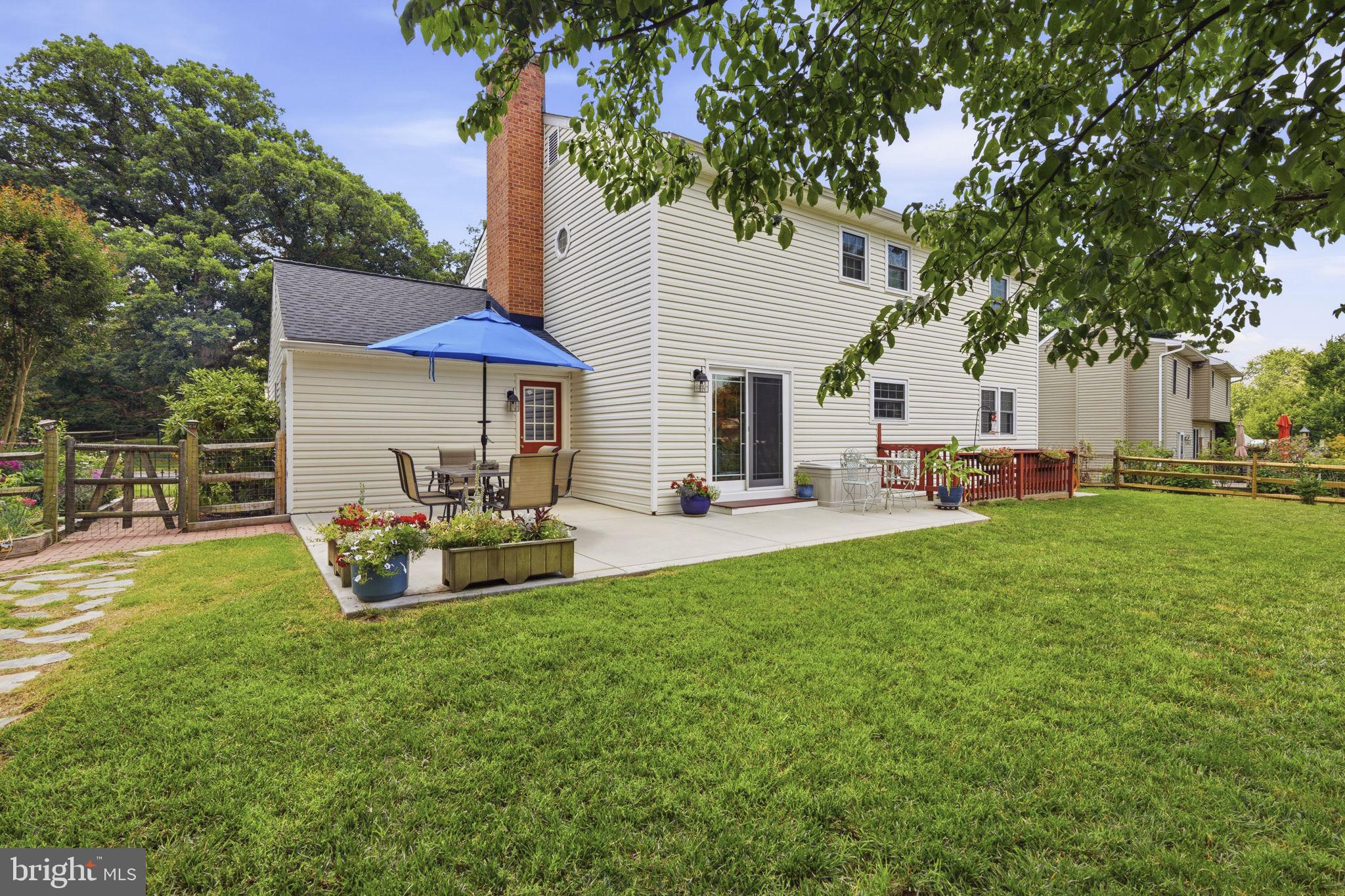 502 North Shamrock Road Bel Air, MD 21014 - Photo 40 of 46 View of the rear patio
