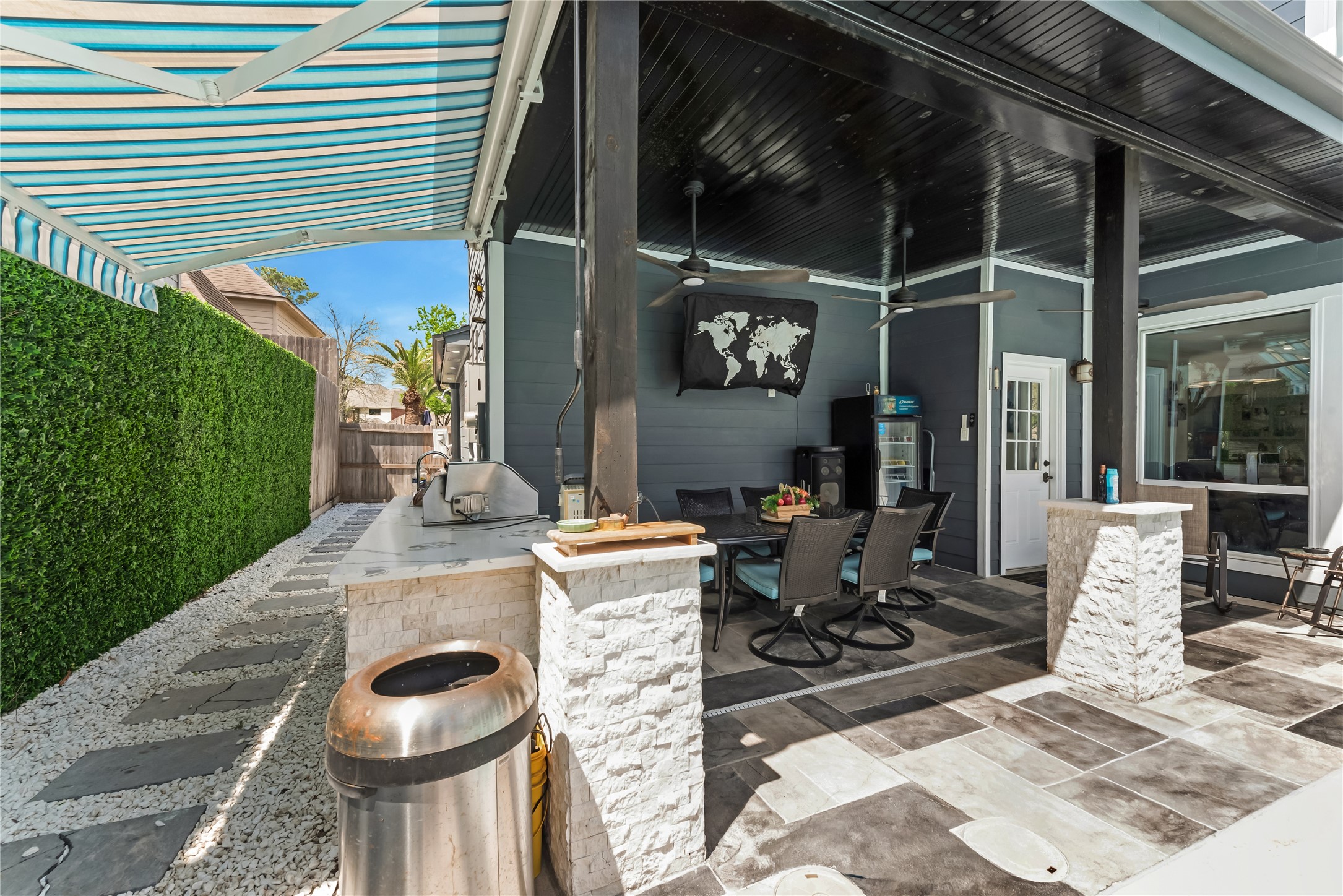 17311 Nevelson Circle Spring, TX 77379 - Photo 17 of 46 Exterior shower... just follow the path