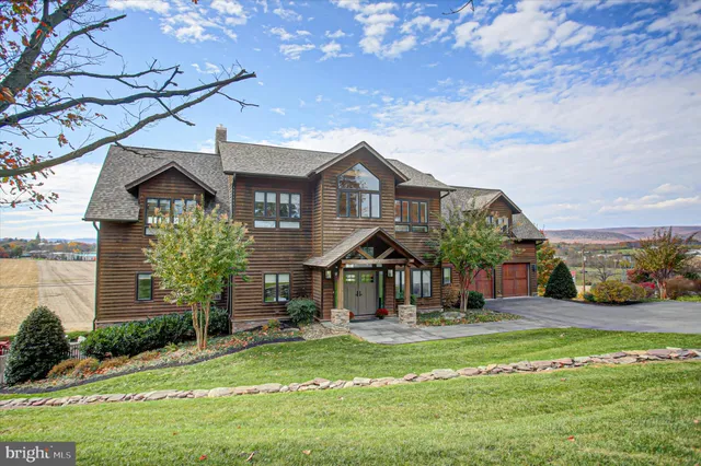 a house view with a garden space