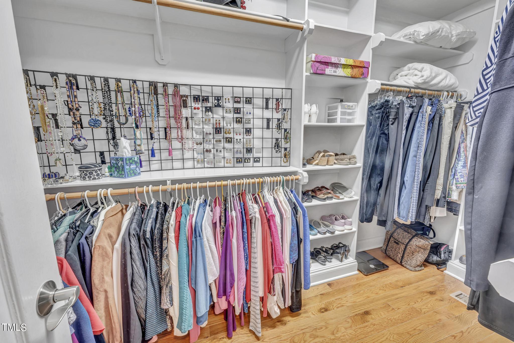 3324 Cotten Road Raleigh, NC 27603 - Photo 20 of 43 Primary Closets w/ Wood Shelving
