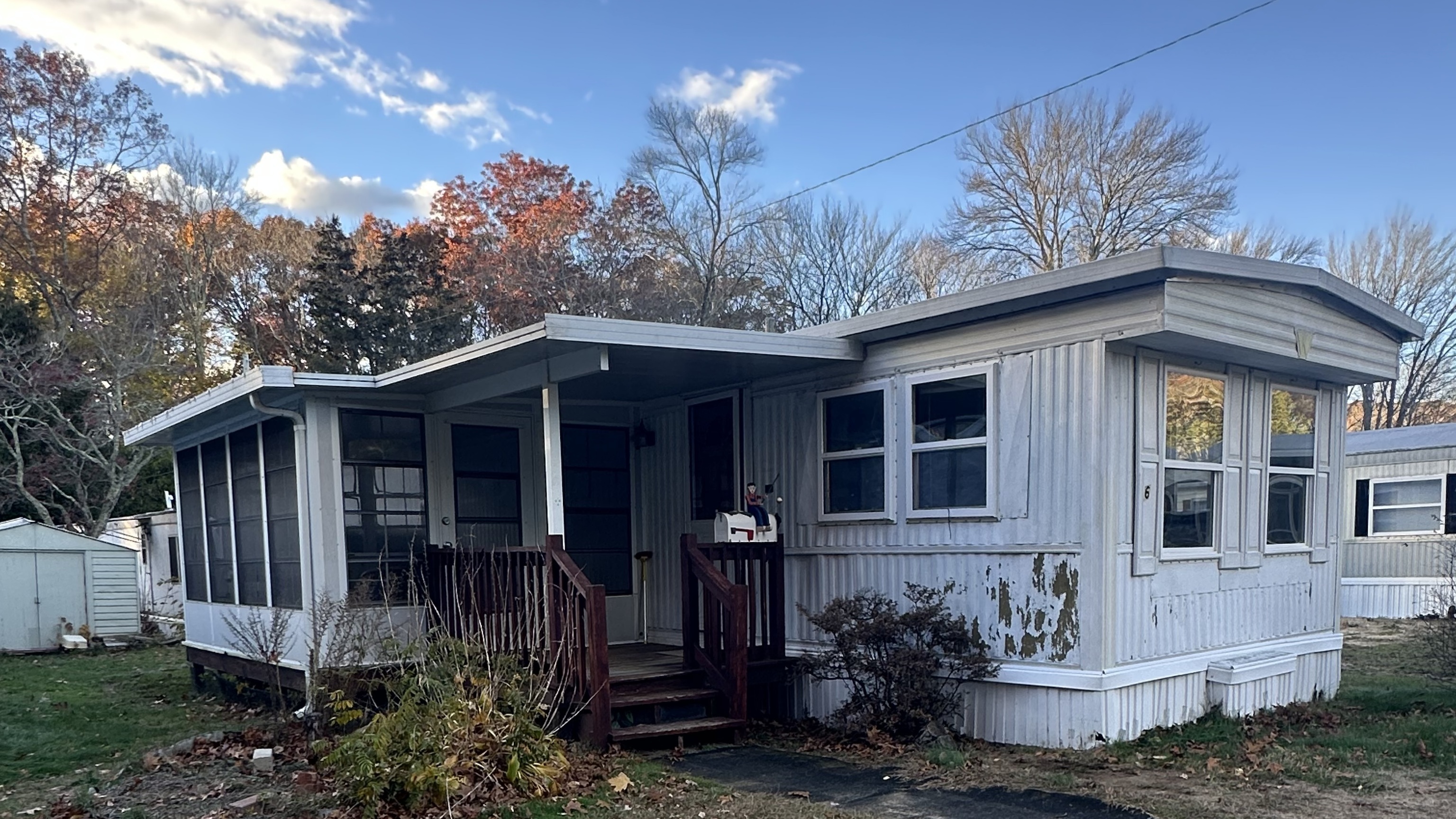 Front of Mobile Home