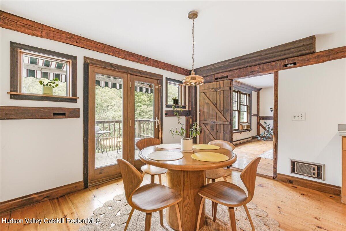 5 Longview Road Clinton, NY 12514 - Photo 15 of 44 a view of a dining room with furniture window and wooden floor