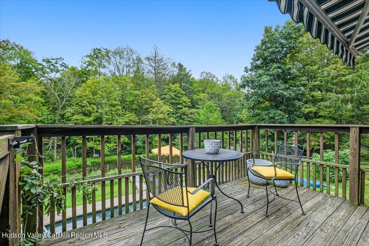 5 Longview Road Clinton, NY 12514 - Photo 18 of 44 a view of a chairs on wooden deck