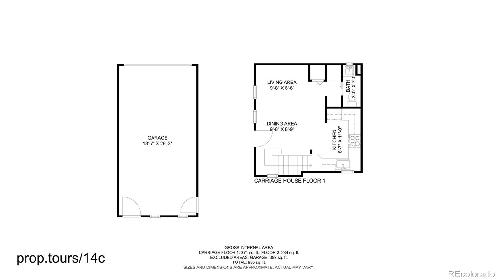2815 Curtis Street Denver, CO 80205 - Photo 47 of 48 a picture of a floor plan