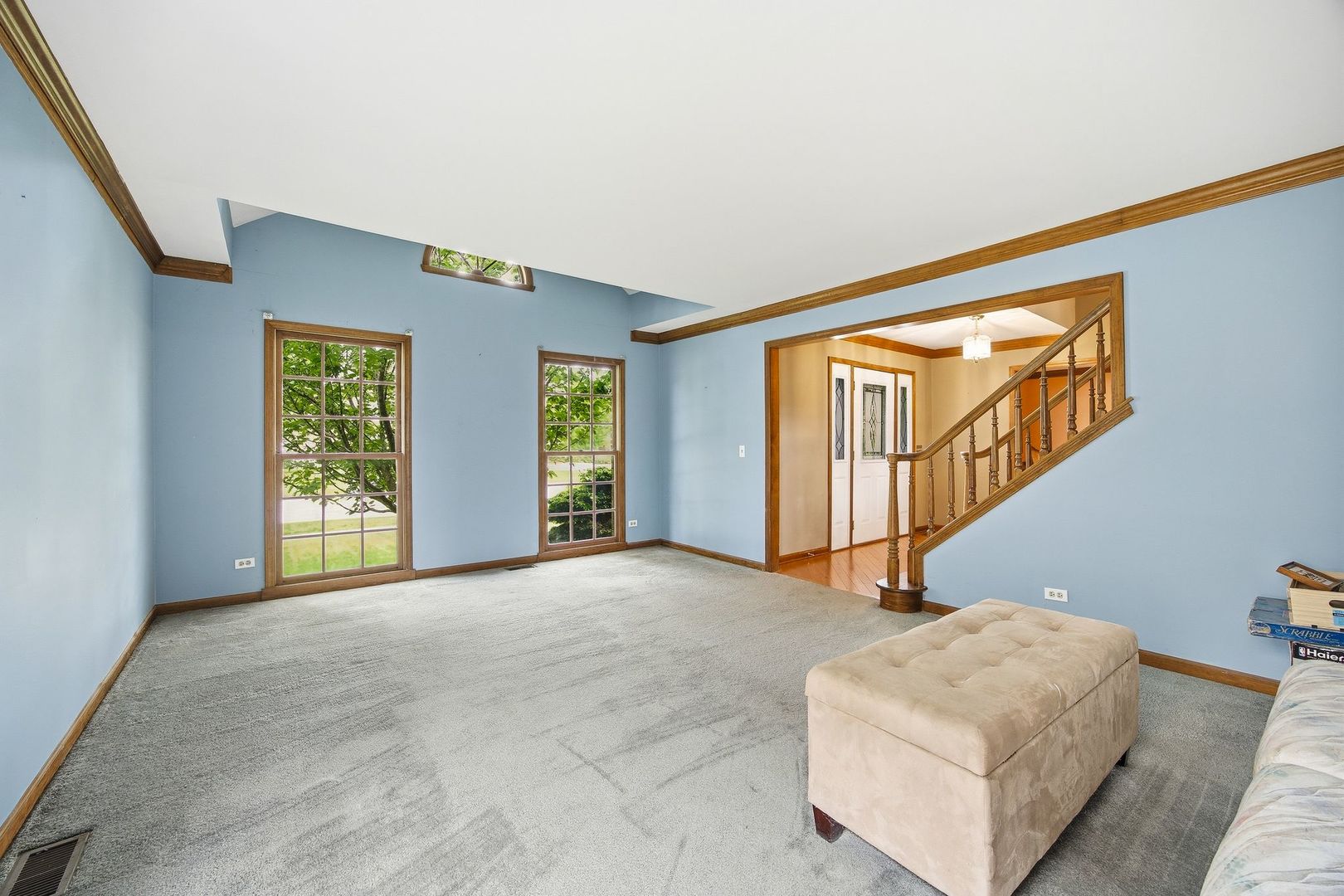 1333 Sable Drive Addison, IL 60101 - Photo 8 of 29 a view of an empty room with window and stairs