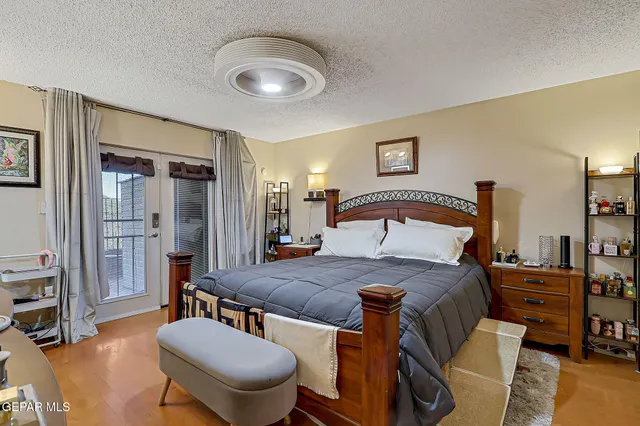 an aerial view of residential building and city view