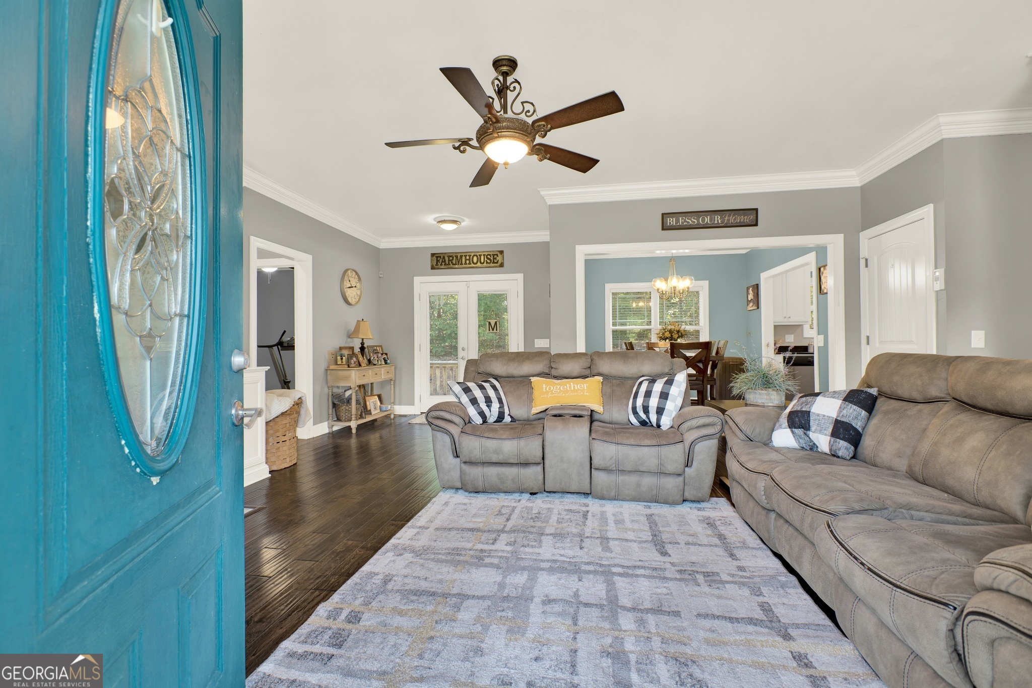 359 LaFayette Road Rocky Face, GA 30740 - Photo 26 of 54 a living room with furniture and a large window