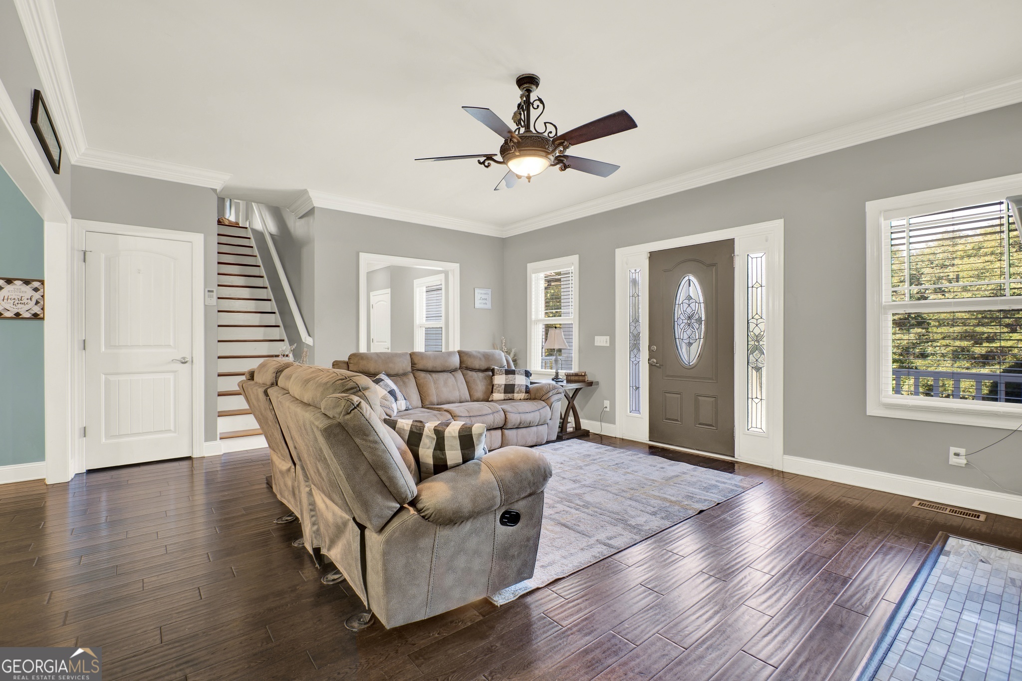 359 LaFayette Road Rocky Face, GA 30740 - Photo 28 of 54 a living room with furniture and wooden floor