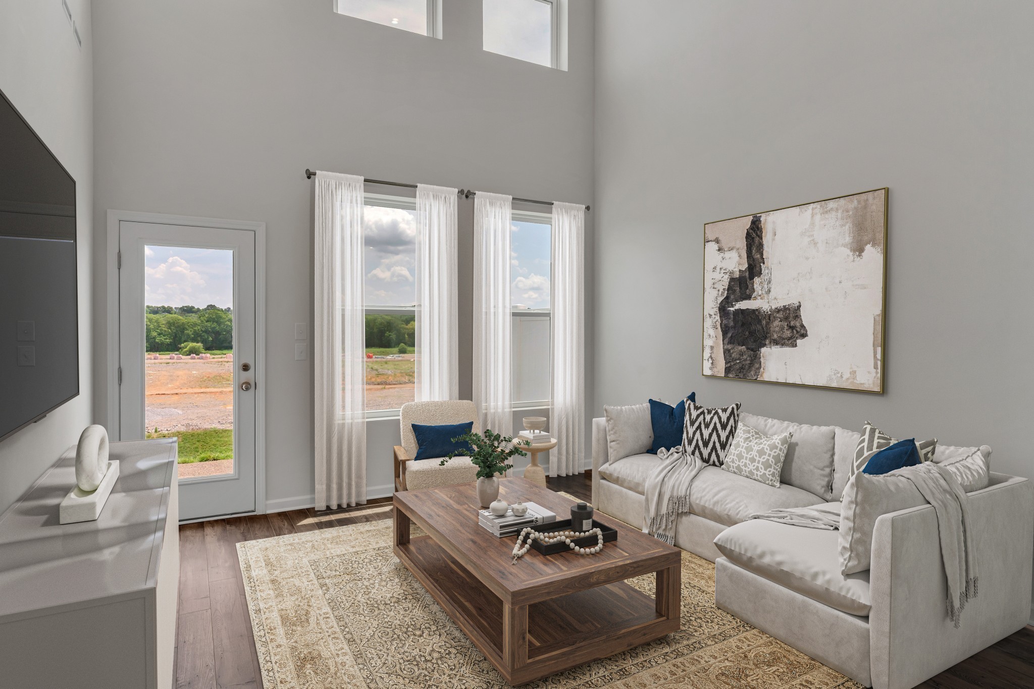 621 Club View Way Mount Juliet, TN 37122 - Photo 11 of 36 a living room with furniture and a large window