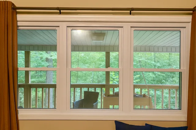 a view of a window of the house