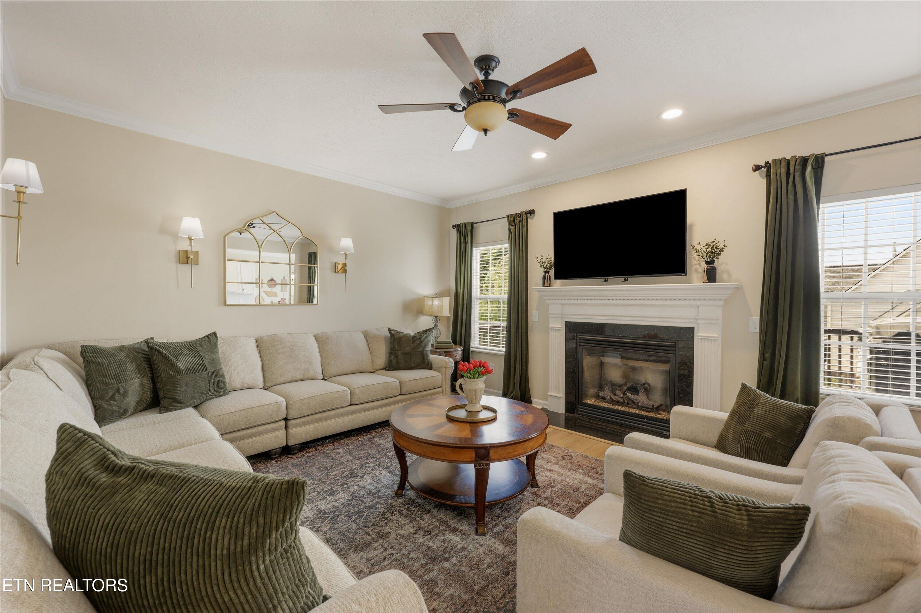 9229 Ridges Meadow Lane Knoxville, TN 37931 - Photo 12 of 53 Cozy Fireplace
