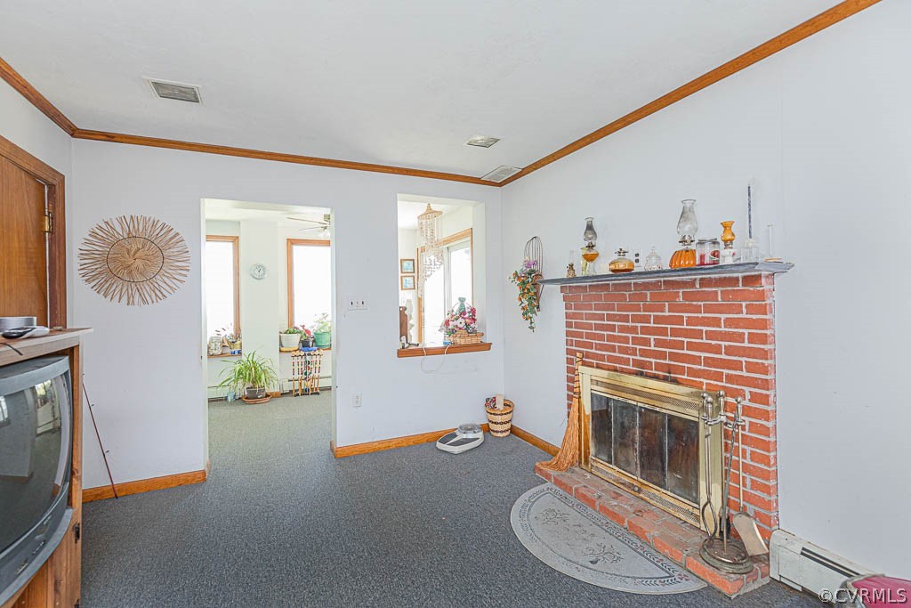 483 Riverside Drive Center Cross, VA 22437 - Photo 24 of 50 Basement family room ( 22'x10')with wood burning f