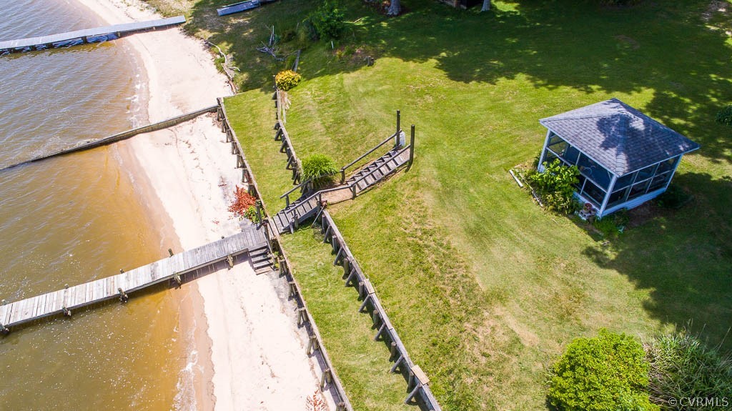 483 Riverside Drive Center Cross, VA 22437 - Photo 48 of 50 Gazebo, Yard, 2 levels of bulkhead, Private Beach,