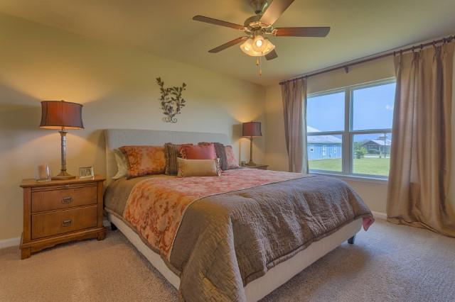 1009 Limpkin Street Crestview, FL 32539 - Photo 9 of 21 a bedroom with a bed and a lamp on dresser